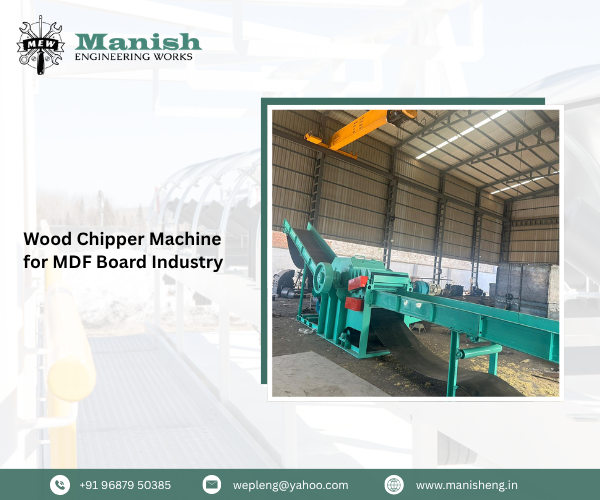 Wood Chipper Machine for MDF Board Industry